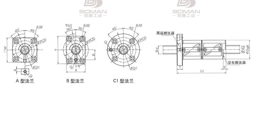 KURODA GR2505BD-AALR 黑田精工丝杆规格说明