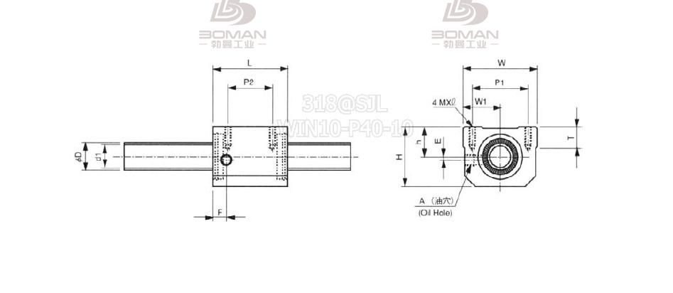 TSK RBSC1808-3.6 TSK2010丝杆